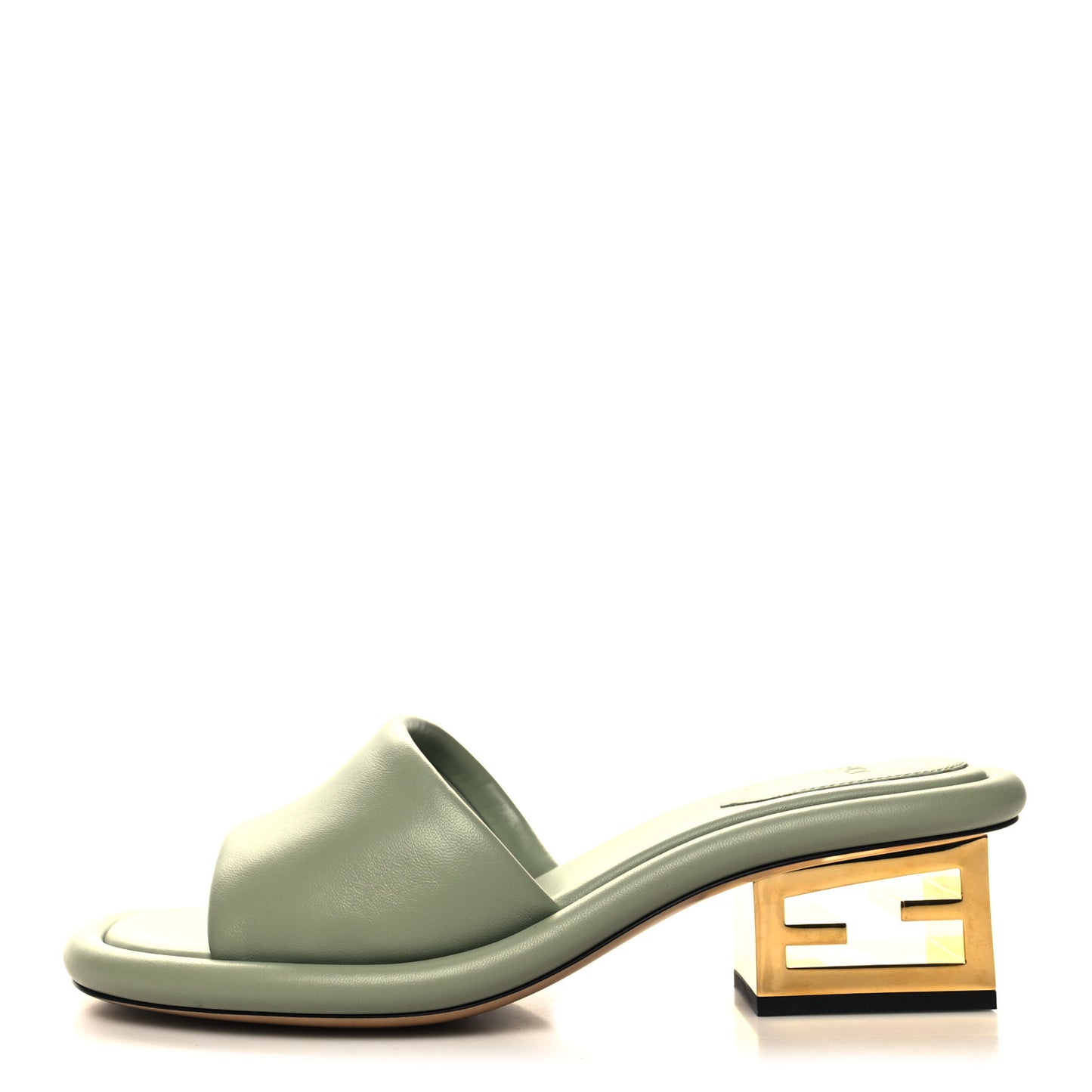 Nappa Baguette 60mm Slide Sandals 37 Musk
