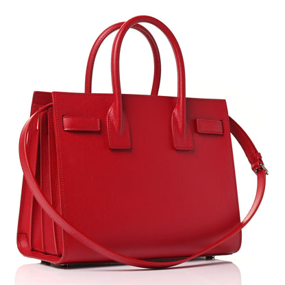 Saint Laurent Grain De Poudre Baby Sac De Jour Red 2 of 4