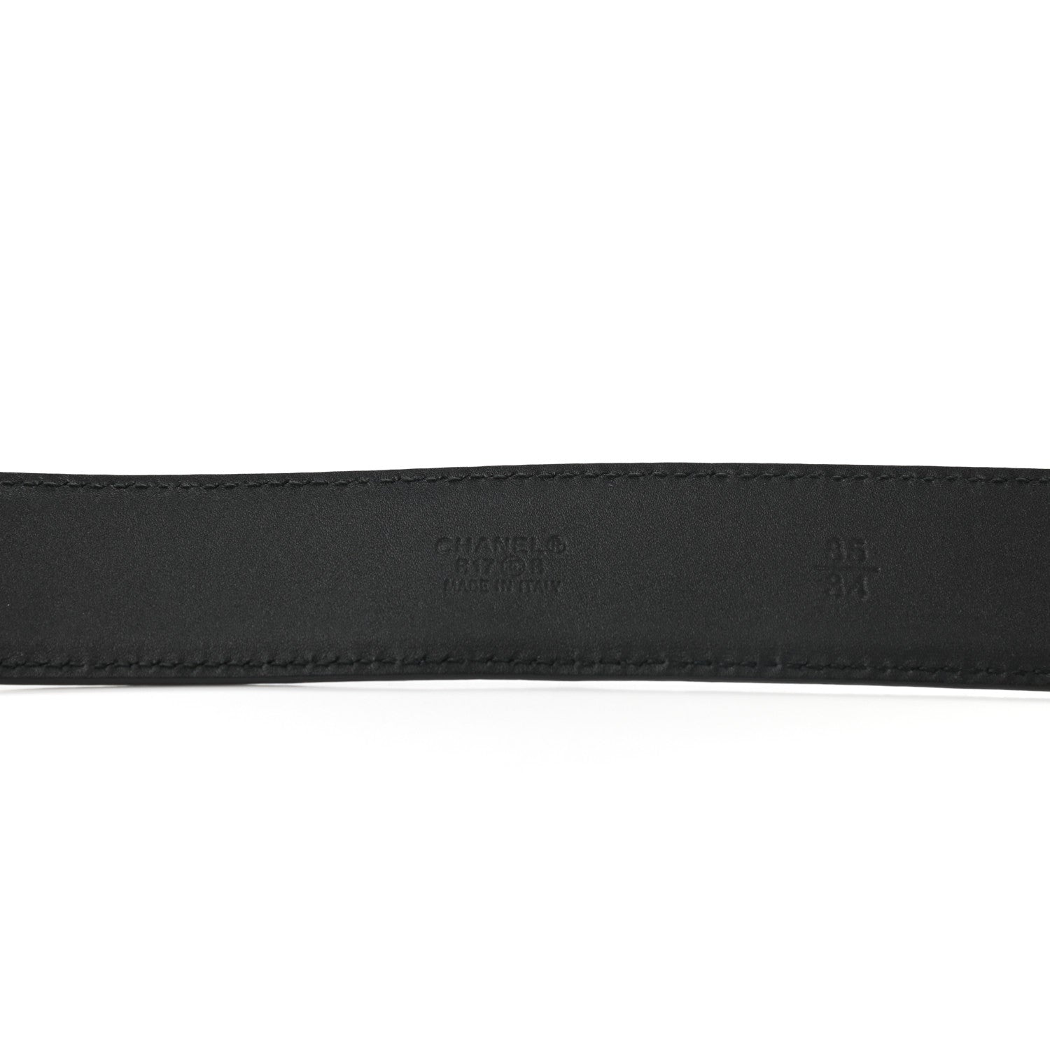 Chanel Lambskin CC Belt 85 34 Black 5 of 9