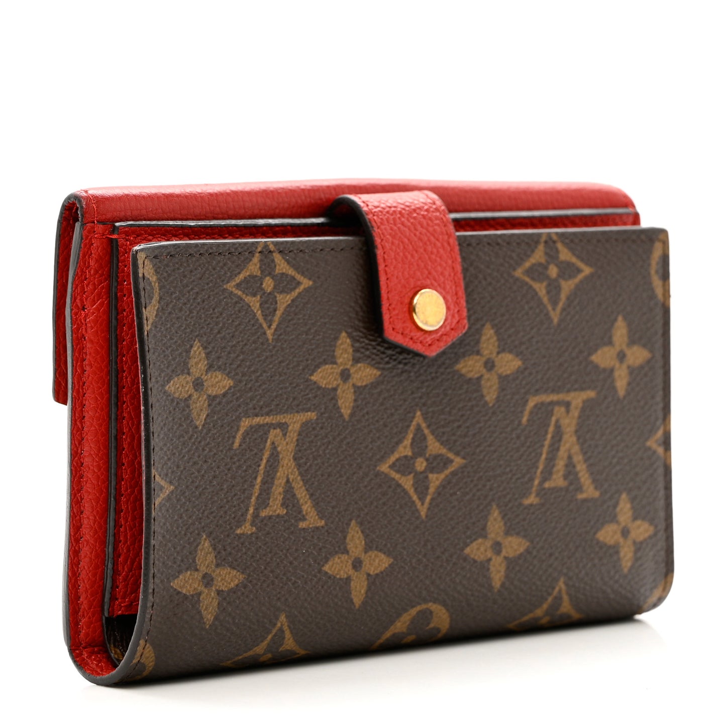 Monogram Pallas Compact Wallet Cherry