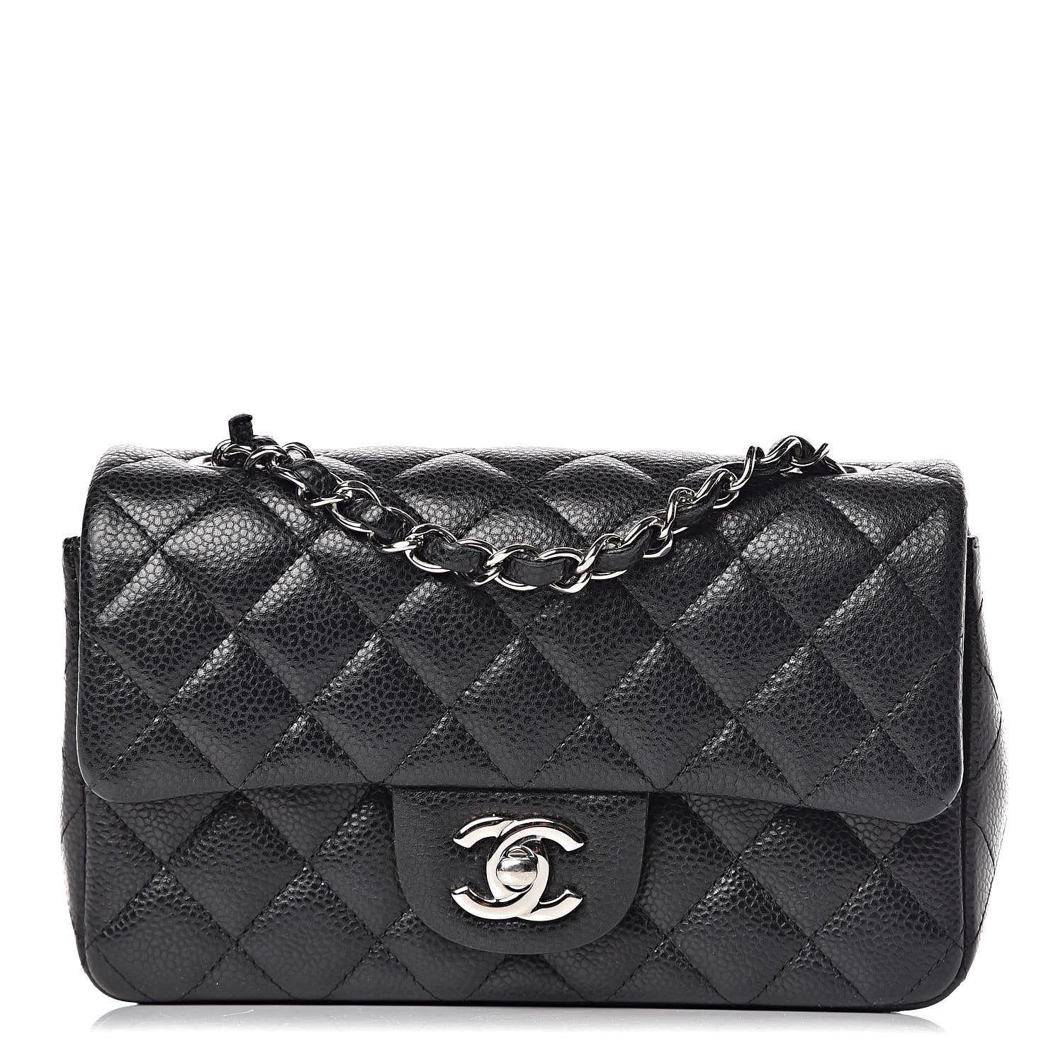 Chanel Caviar Quilted Mini Rectangular Flap Black 1 of 10