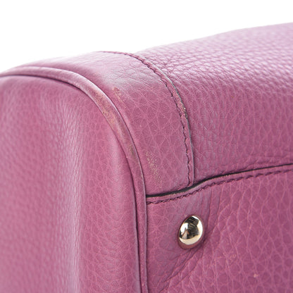 Gucci Pebbled Calfskin Medium Soho Boston Fresia Rose 12 of 13