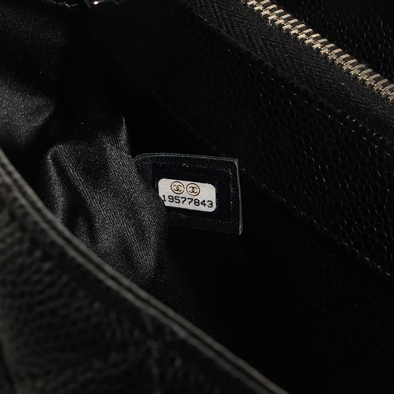 Chanel Caviar Quilted Grand Shopping Tote GST Black 8 of 8