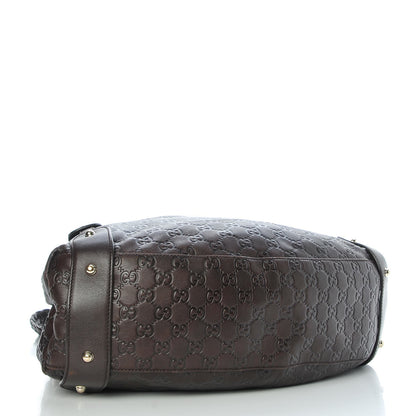 Gucci Guccissima Medium Pelham Shoulder Bag Dark Brown 4 of 10