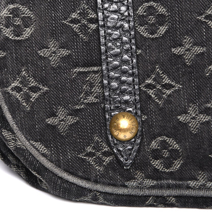 Louis Vuitton Denim Mahina XL Black 8 of 11