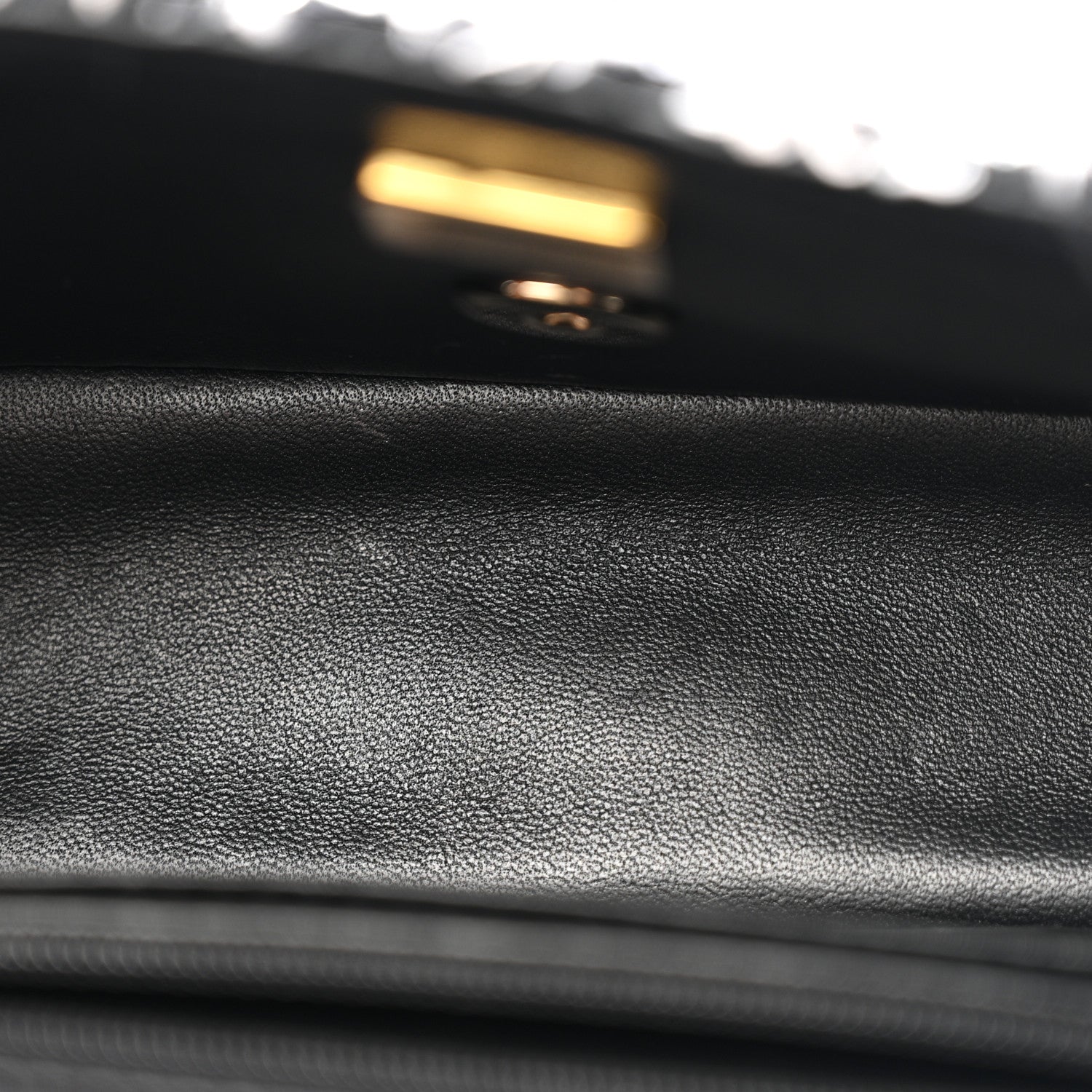 Chanel Tweed Quilted Mini Top Handle Rectangular Flap Black White 5 of 16