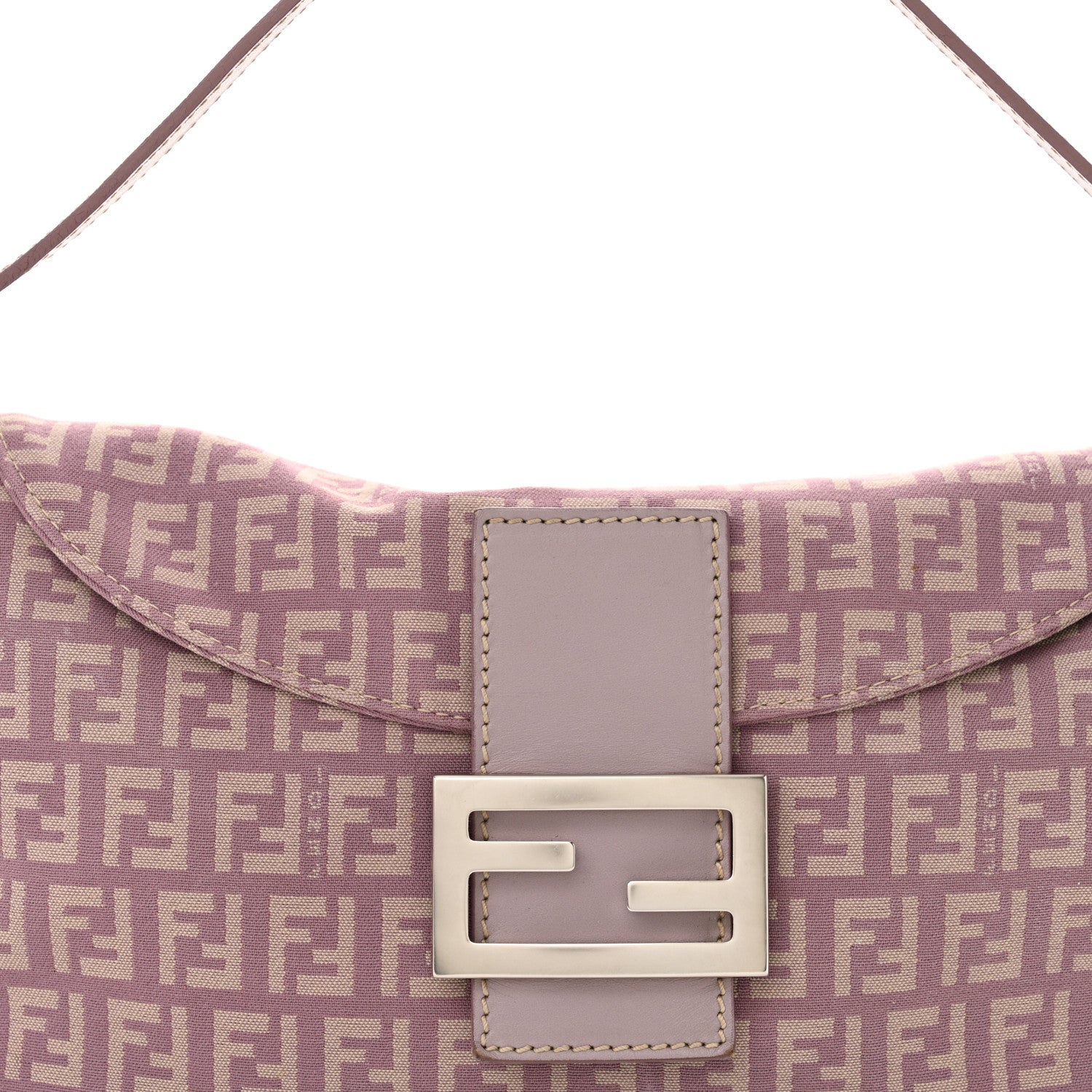 Fendi Zucchino Cuoio Baguette Lilla 8 of 12