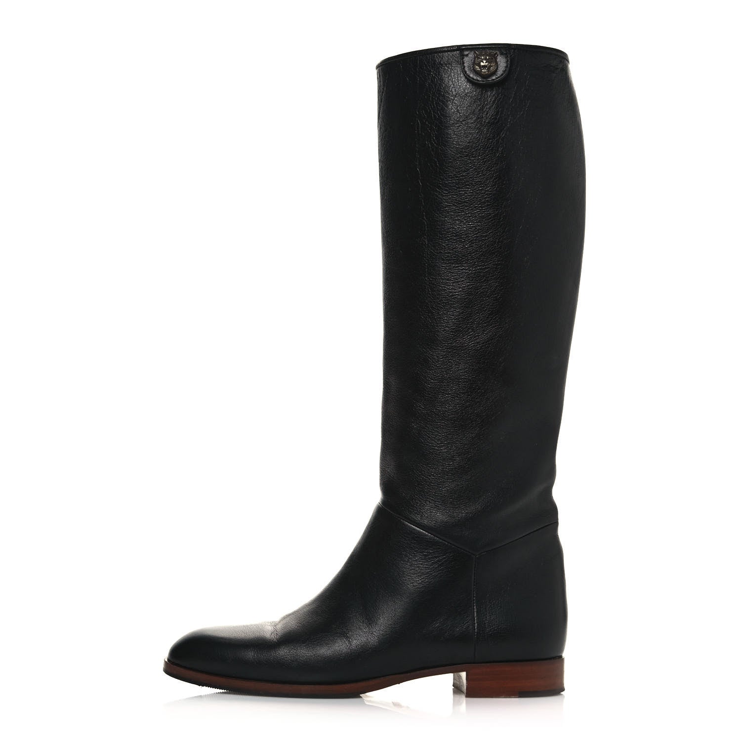 Gucci Calfskin Piuma Lux Energy High Boots 39 Black 1 of 9