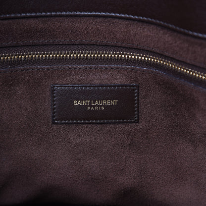 Saint Laurent Calfskin Large Sac De Jour Carryall Dark Brown 6 of 15
