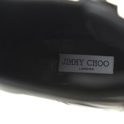 Jimmy Choo Grainy Calfskin Dalston Boots 38 Black 7 of 8