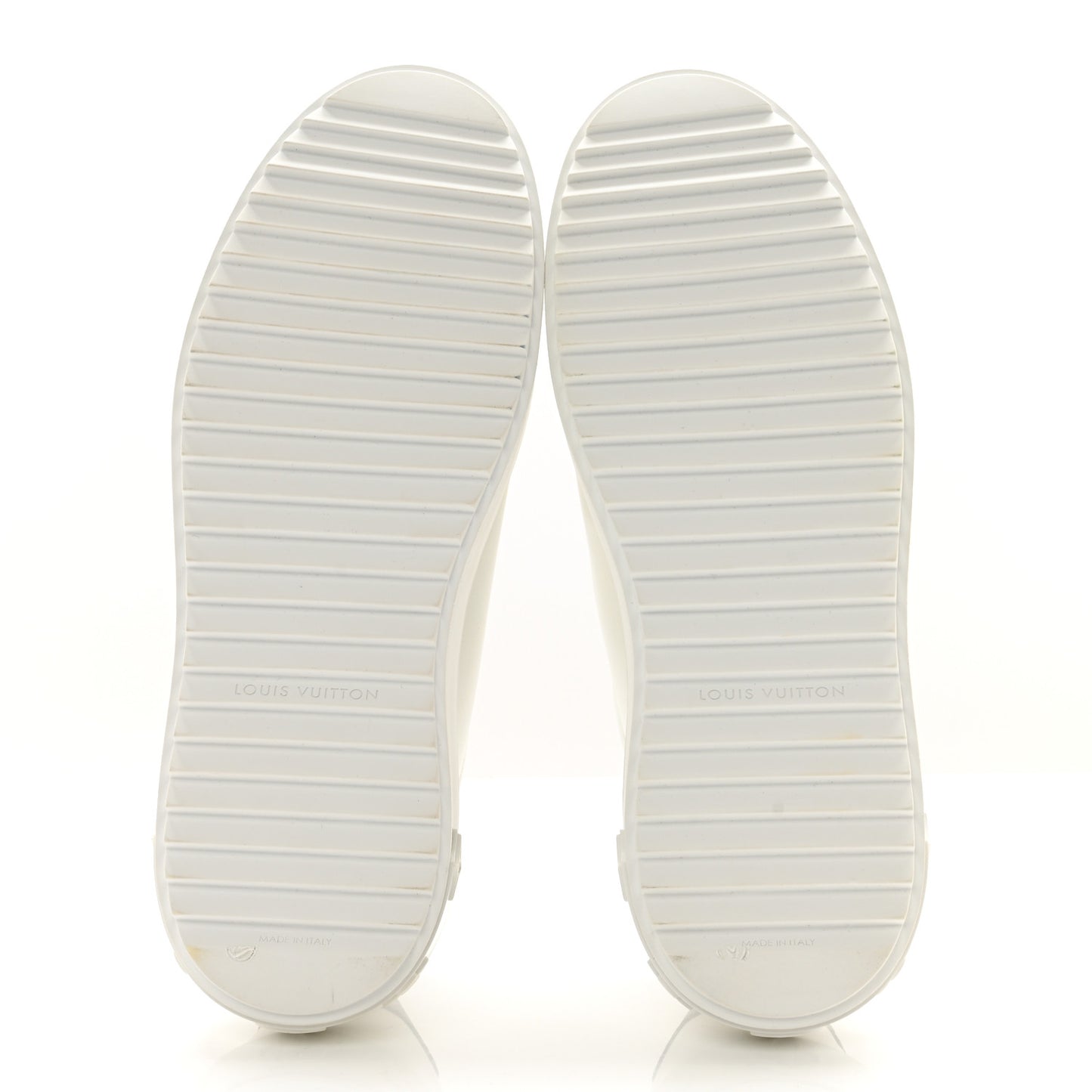Lambskin Monogram Time Out Sneakers 39 White