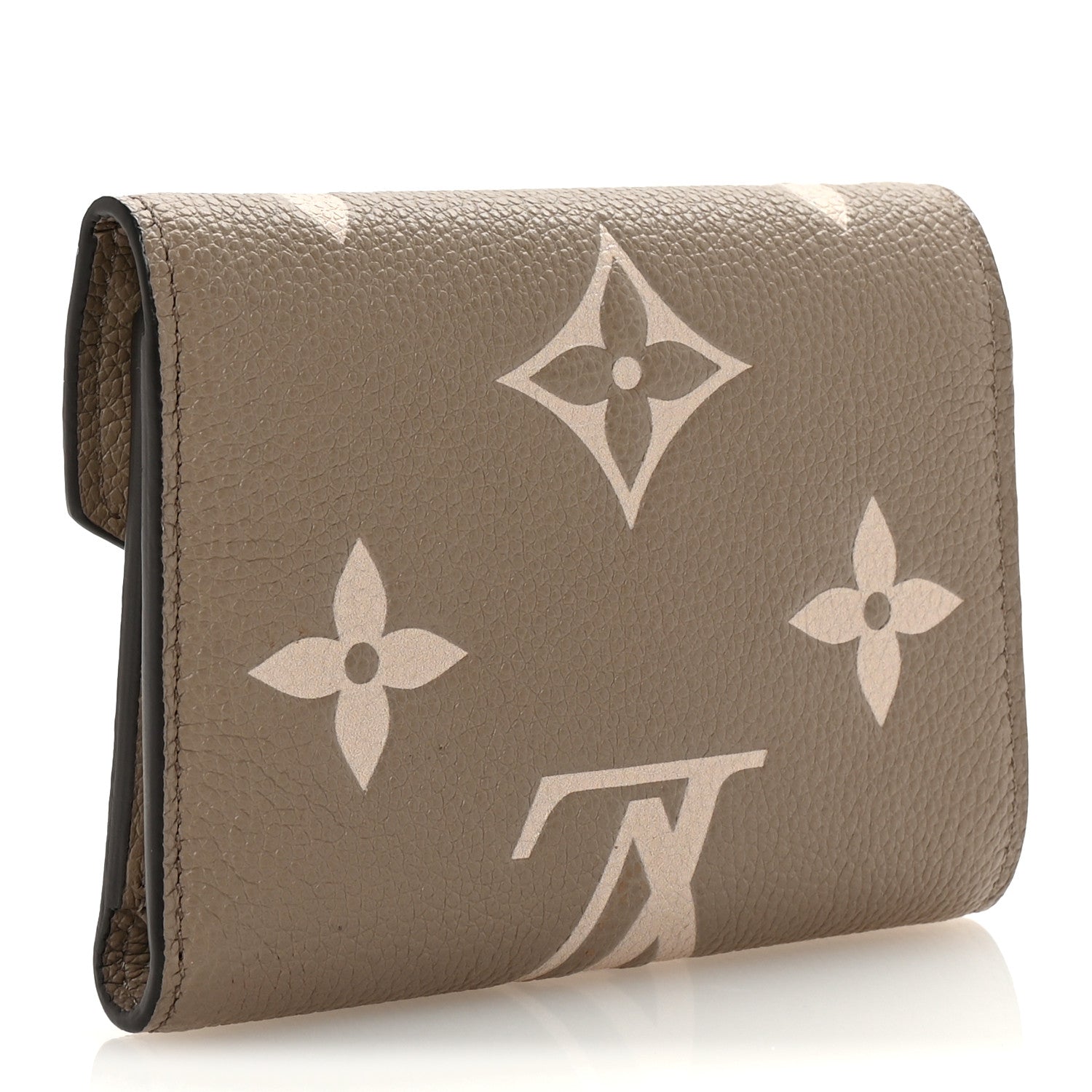 Louis Vuitton Empreinte Monogram Giant Victorine Wallet Tourterelle Creme 3 of 7