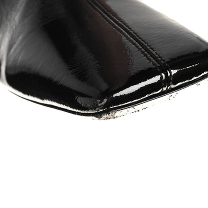 Prada Patent Naplak Tech Square Toe 55mm Ankle Boots 40.5 Black 8 of 9