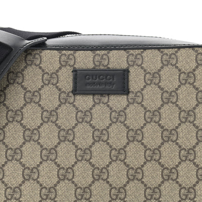 Gucci GG Supreme Monogram Camera Bag Beige Black 8 of 11