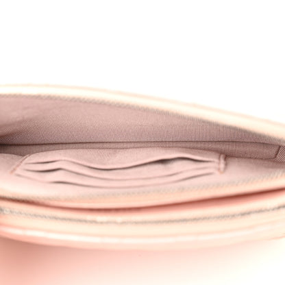 Chanel Iridescent Lambskin Calfskin Quilted Small Gabrielle Clutch With Chain Light Pink 11 of 15