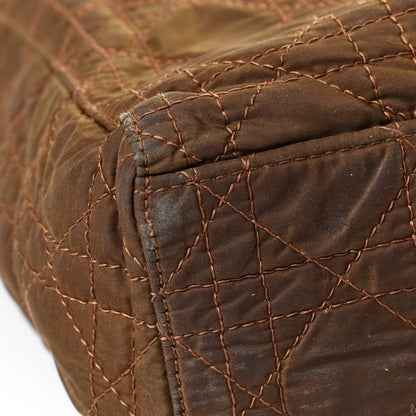 Christian Dior Nylon Cannage Medium Lady Dior Brown 6 of 7