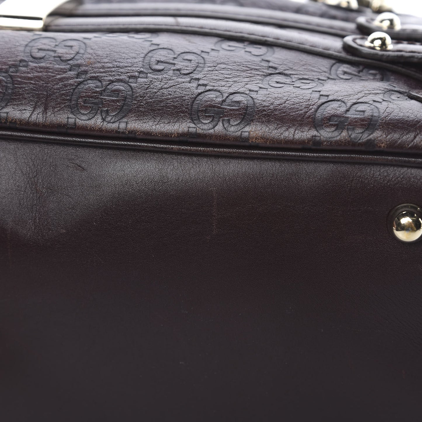 Guccissima Medium Wave Boston Dark Brown