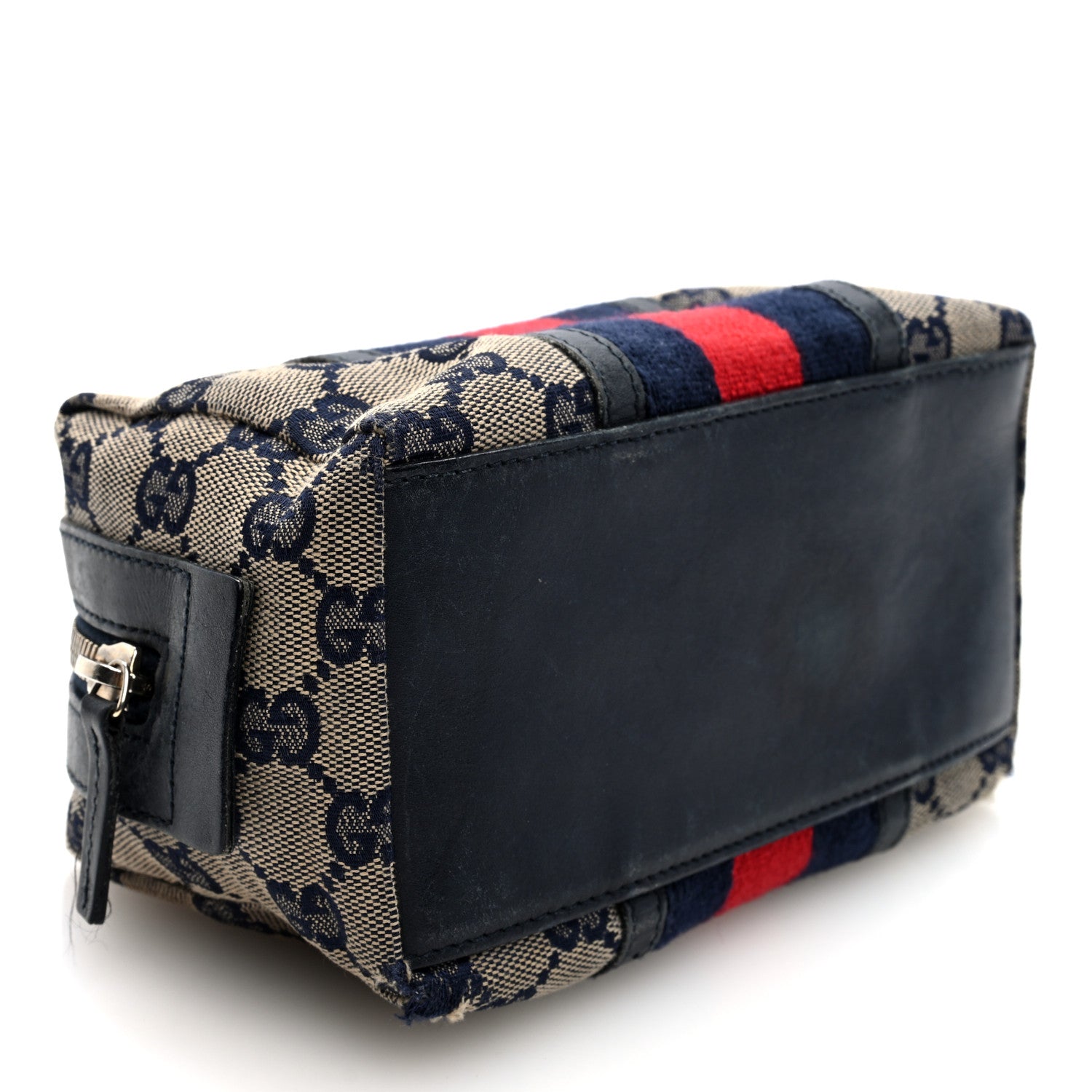 Gucci Monogram Web Small Cosmetic Case Navy 4 of 8