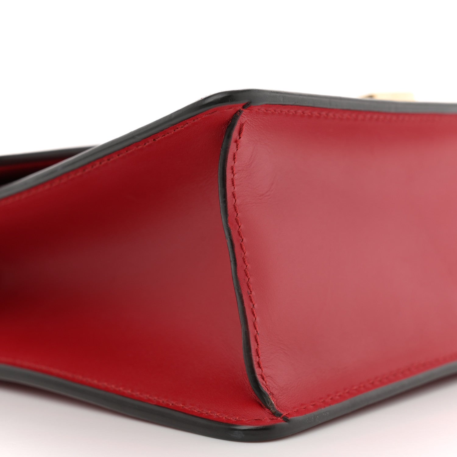 Gucci Calfskin Small Sylvie Shoulder Bag Hibiscus Red 9 of 12
