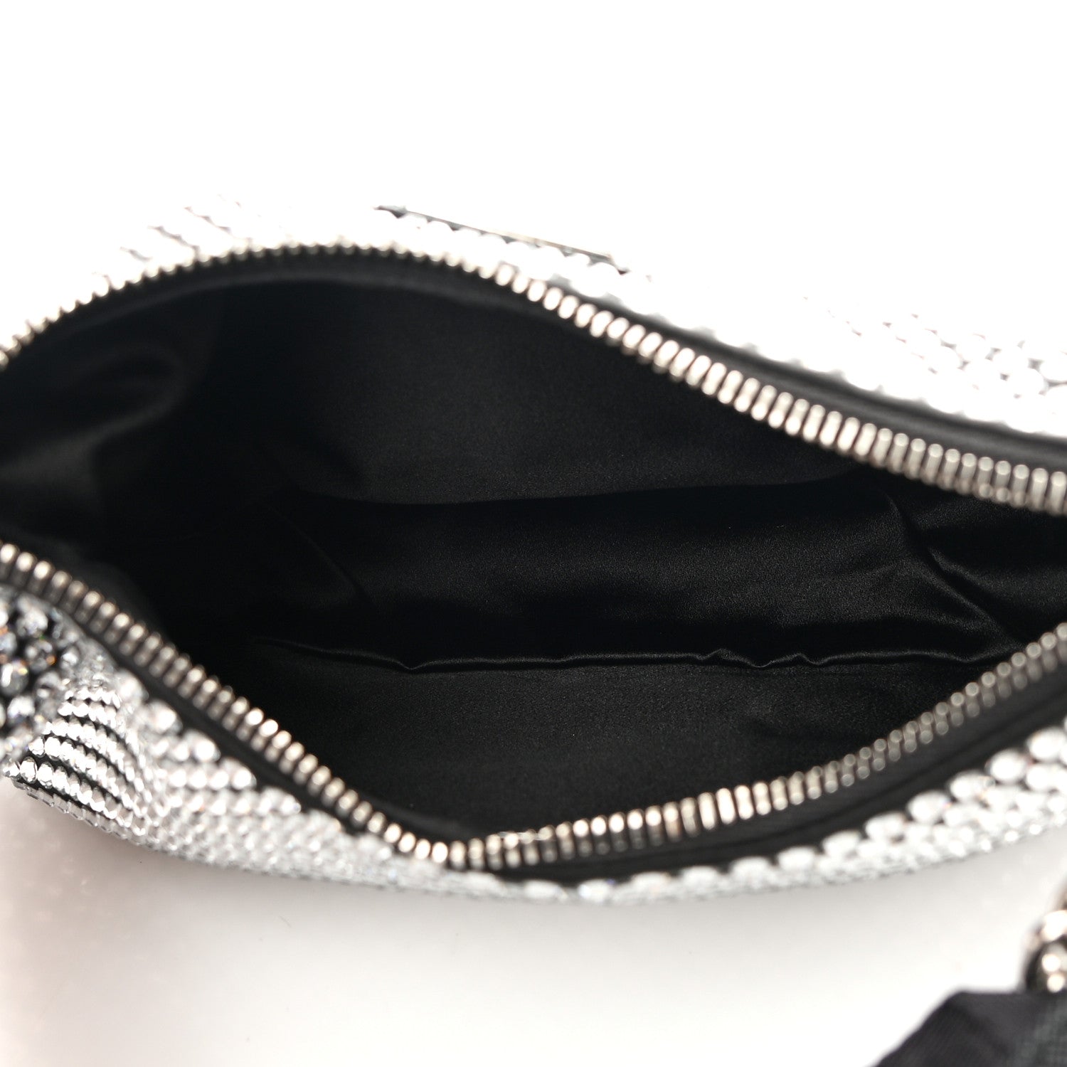 Prada Satin Crystal Re-Edition 2005 Shoulder Bag Cristal 5 of 12