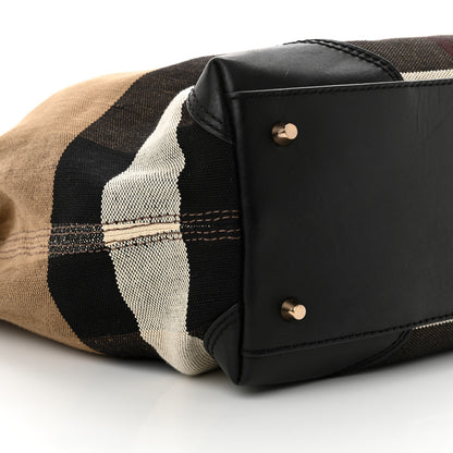 Burberry Canvas Mega Check Medium Maidstone Black 9 of 14
