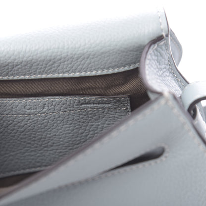 Chloe Calfskin Mini Marcie Round Crossbody Bag Faded Blue 7 of 11