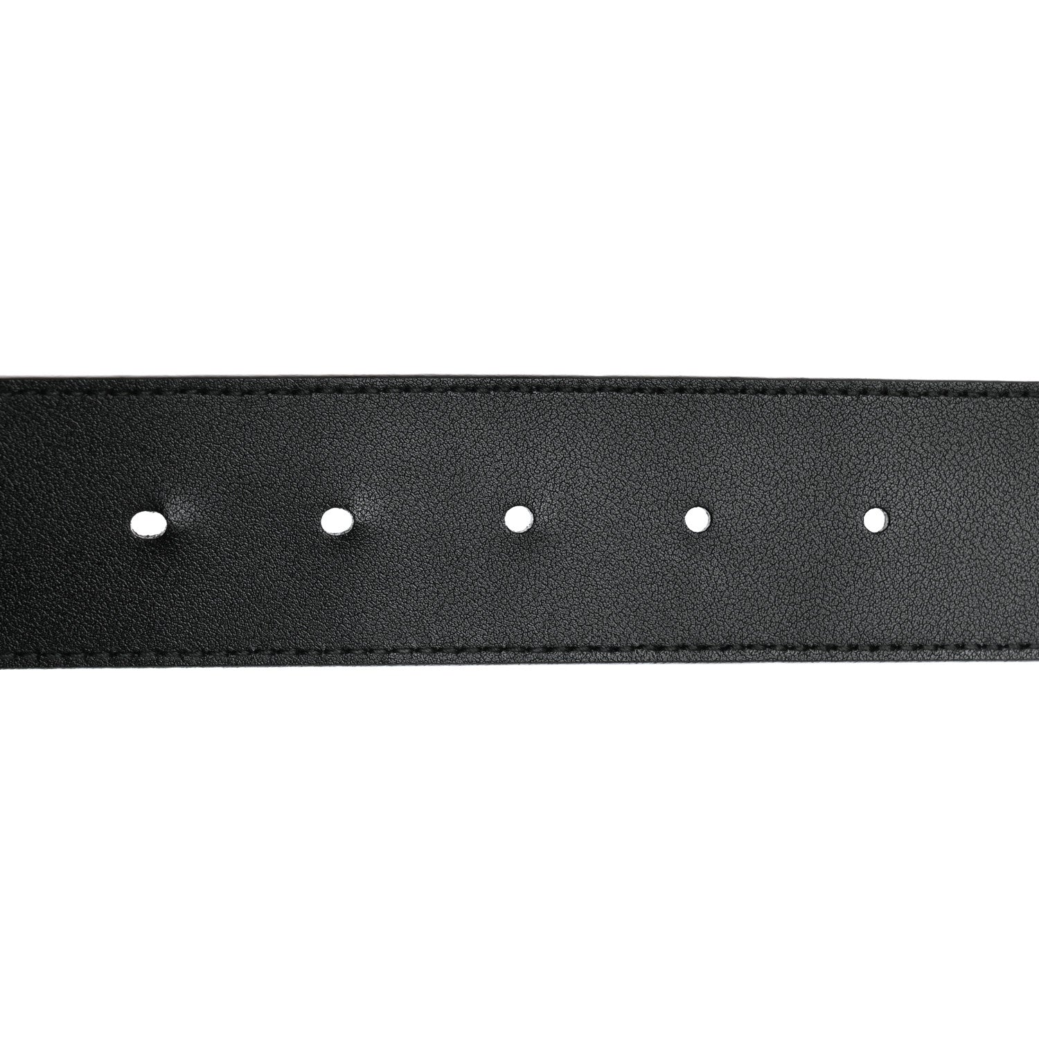 Gucci Textured Calfskin Double G 40mm Belt 85 34 Black 4 of 5