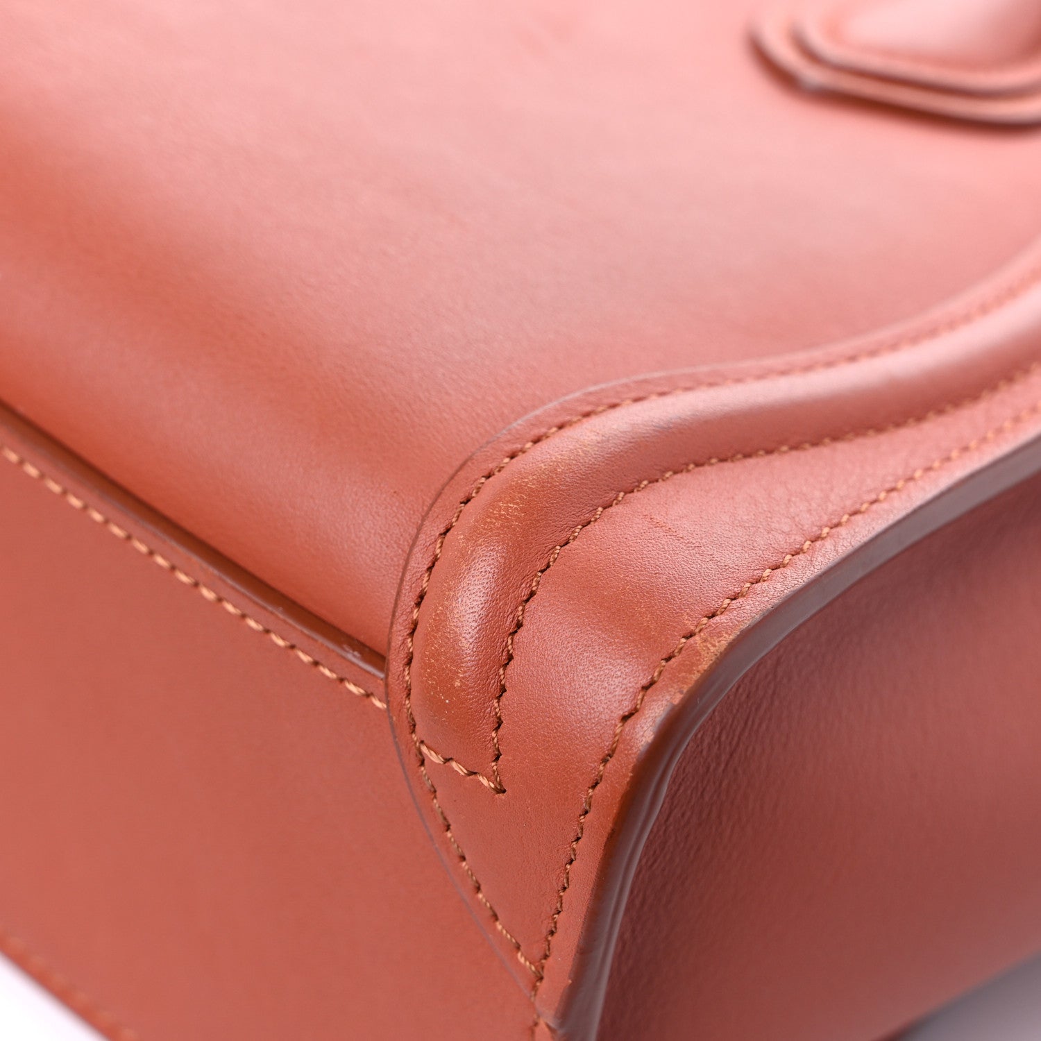 Celine Smooth Calfskin Nano Luggage Terracotta 11 of 18