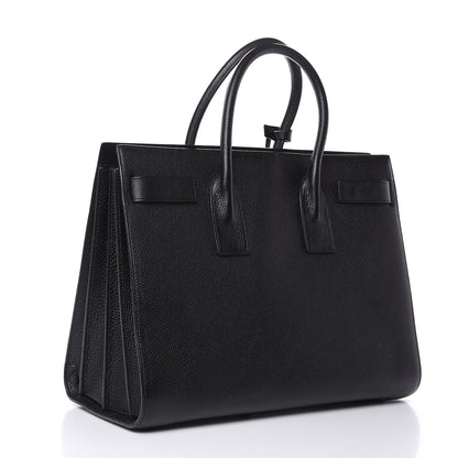 Saint Laurent Grained Calfskin Large Sac De Jour Carryall Black 3 of 13
