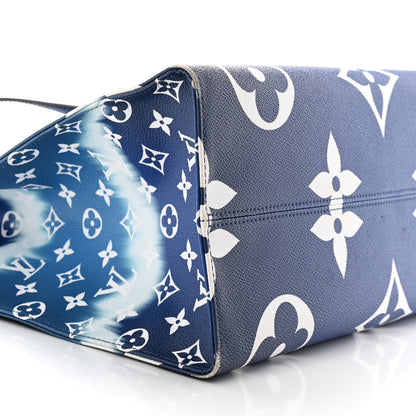 Louis Vuitton Monogram Escale Onthego GM Blue 9 of 15