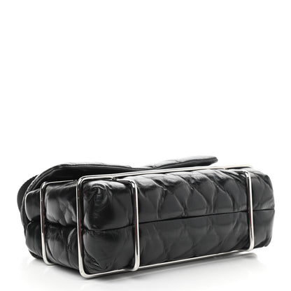 Alexander Wang Calfskin Quilted Halo Crossbody Bag Black 4 of 10