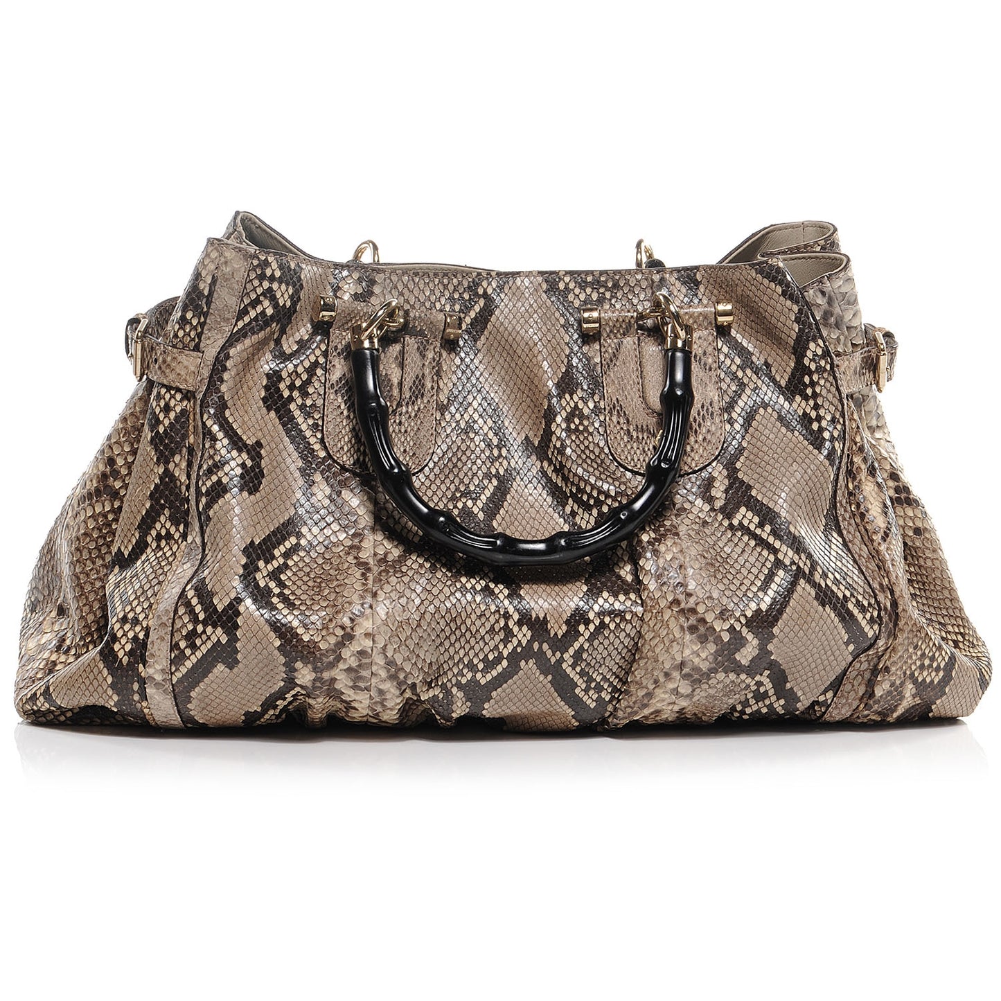 Python Pop Bamboo Handle Tote