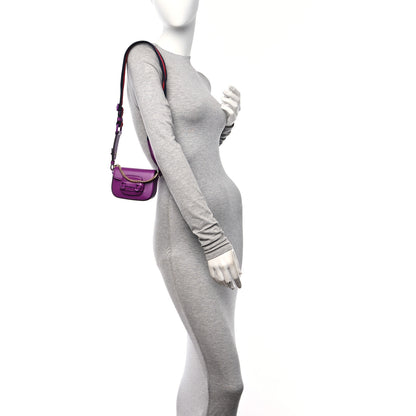 Gucci Azalea Calfskin Web Monochrome Horsebit 1955 Wallet On Strap Purple 2 of 14