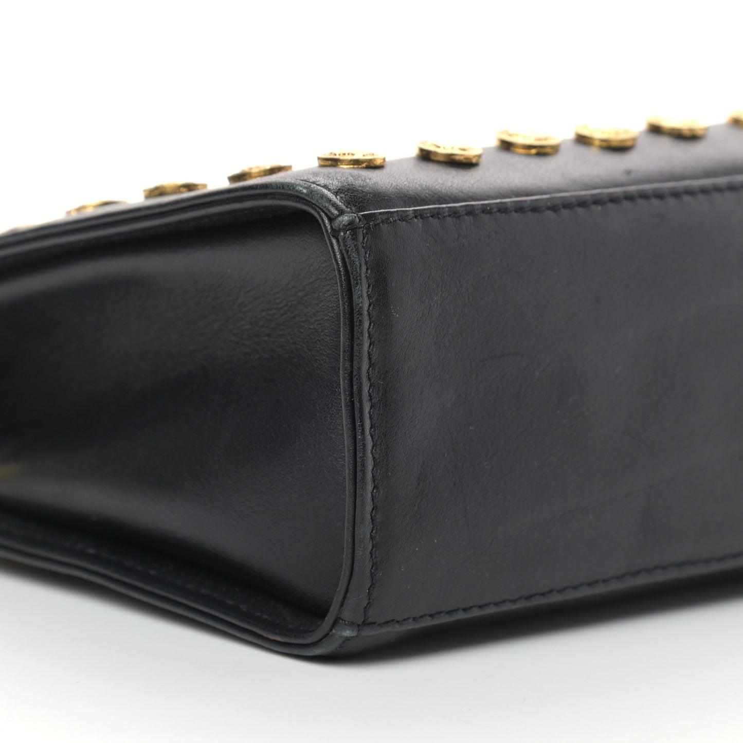 Nappa Medusa Shoulder Bag Black