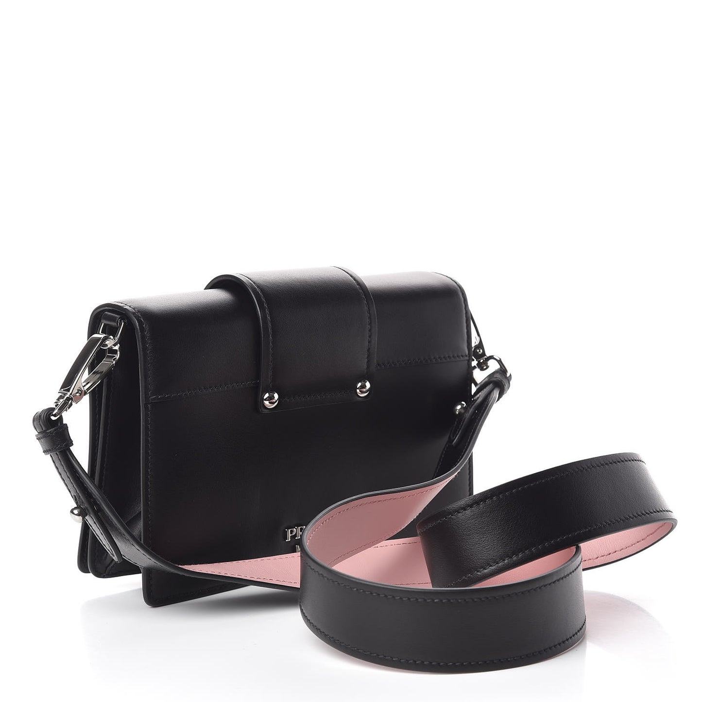 City Calf Plex Ribbon Bag Black Rosa
