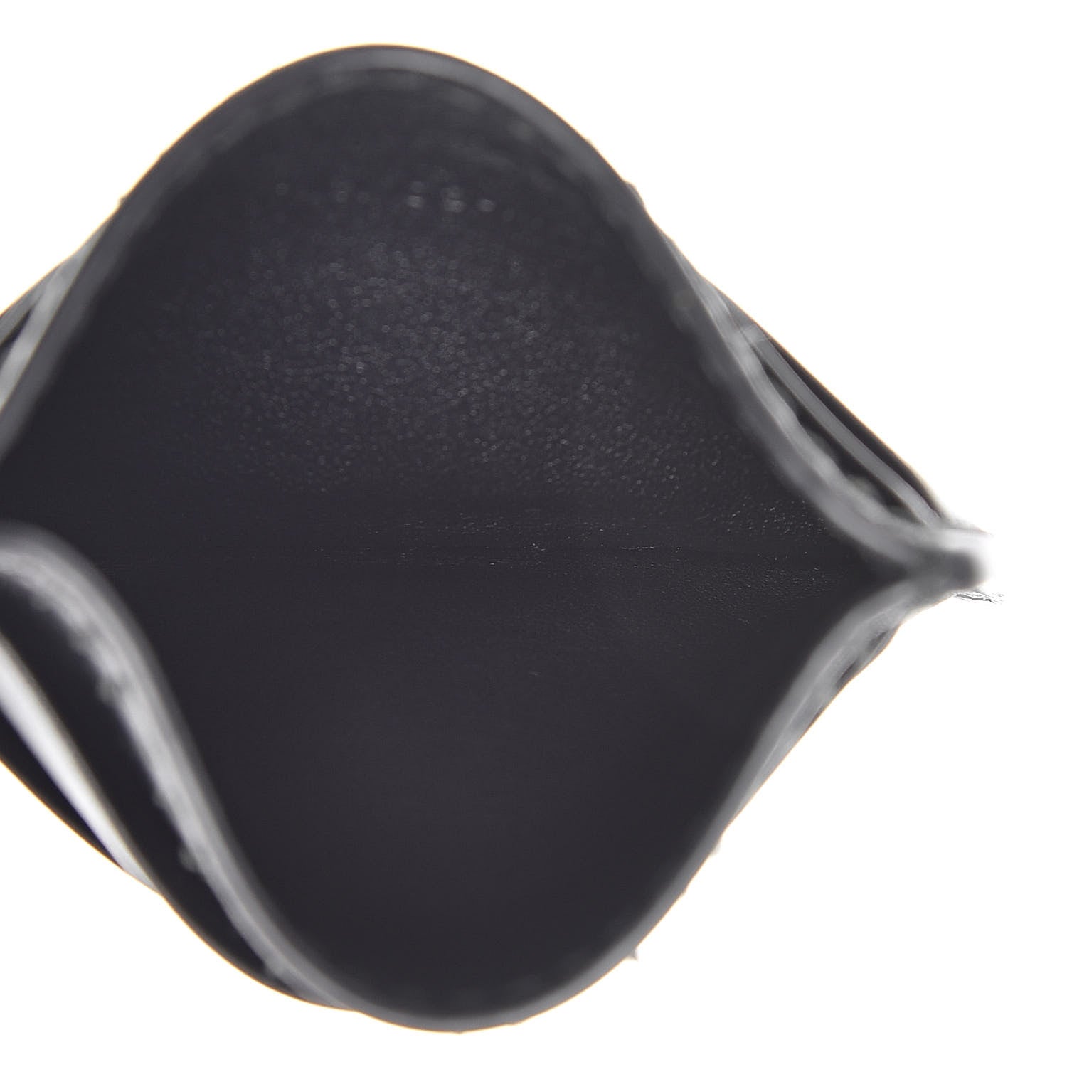 Christian Dior Calfskin D-Fence Card Holder Black 5 of 10