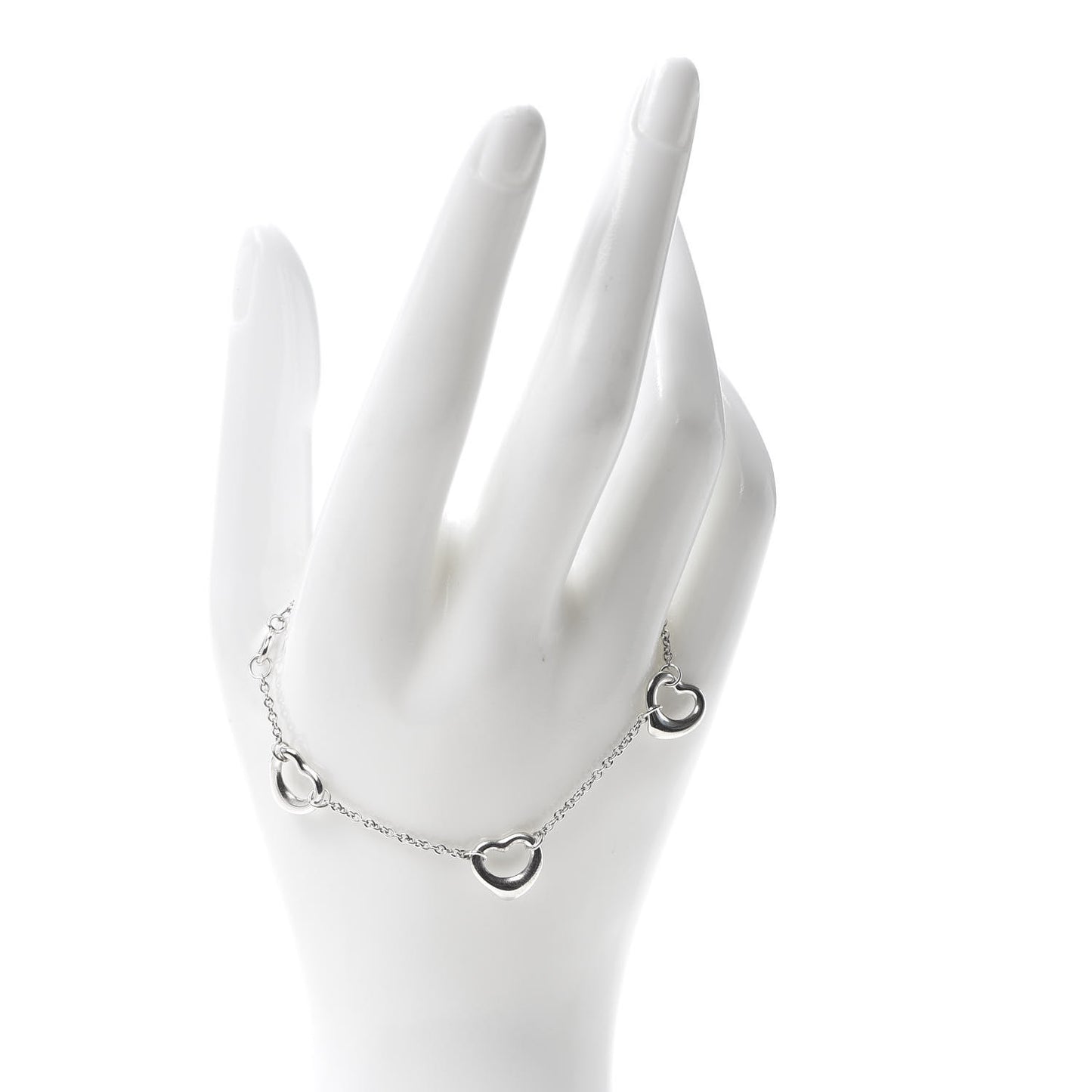 Sterling Silver Elsa Peretti Open Heart Bracelet