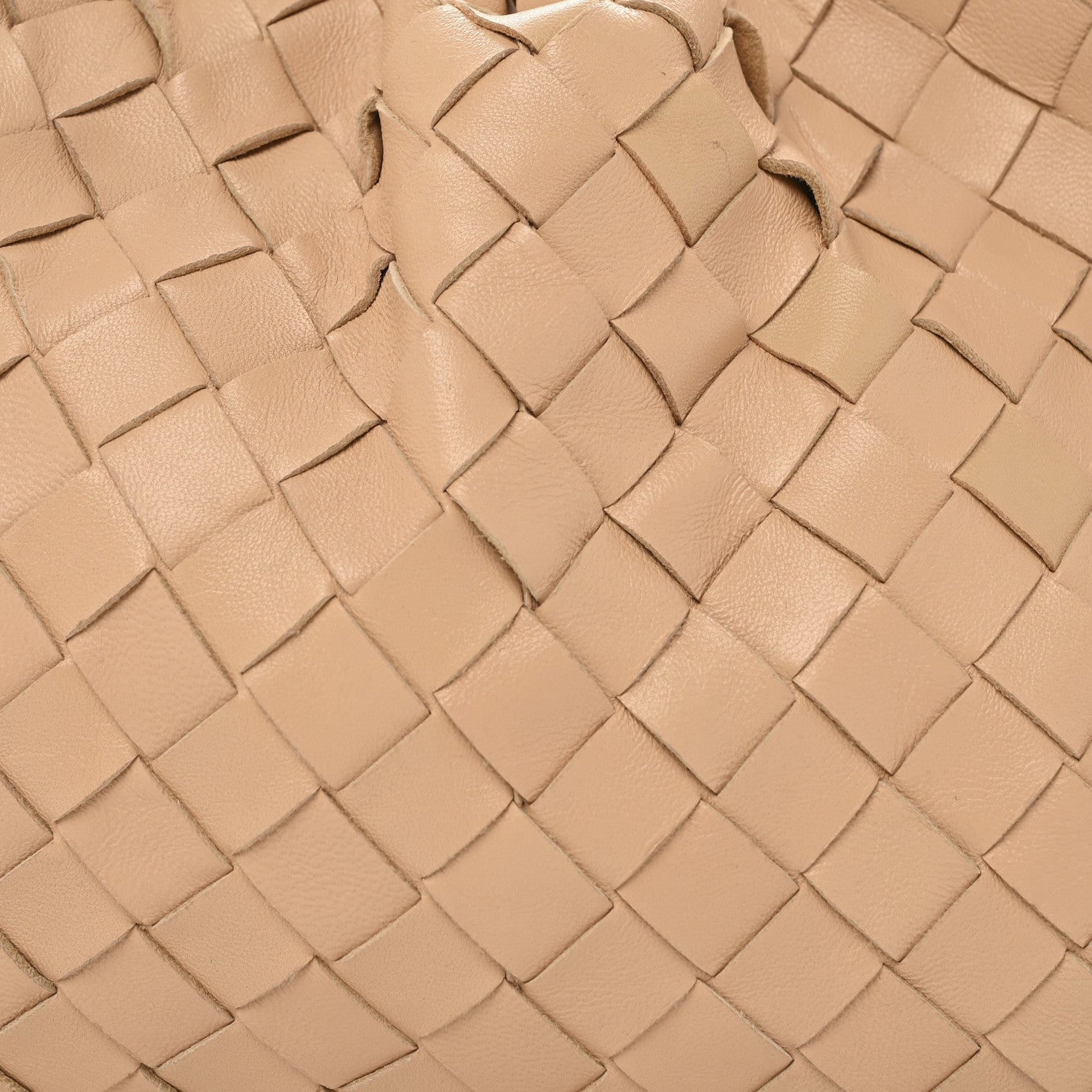 Bottega Veneta Nappa Maxi Intrecciato The Pouch Oversized Clutch Almond 8 of 12