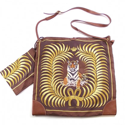 Hermes Bi-Material Silky City Bag Tiger Royal 3 of 15
