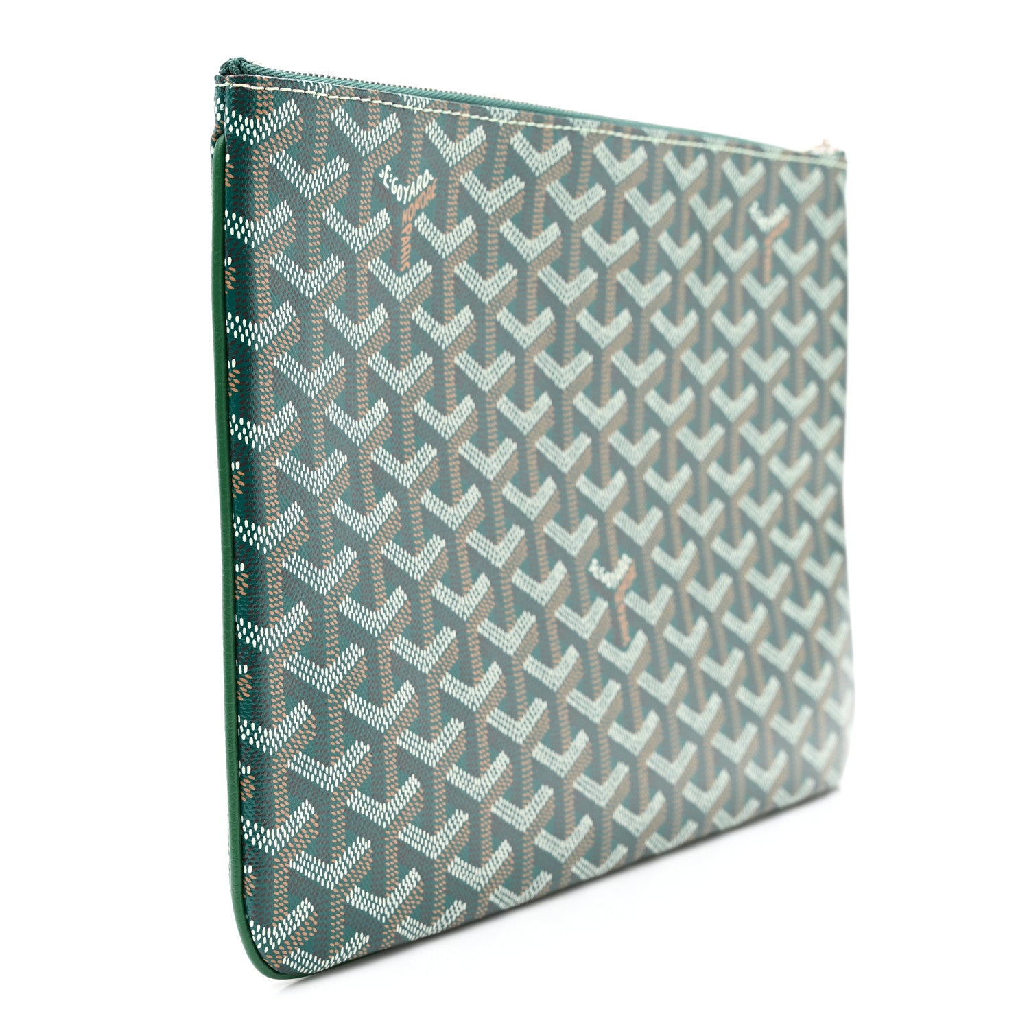 Goyard Goyardine Senat Pochette MM Green 2 of 8