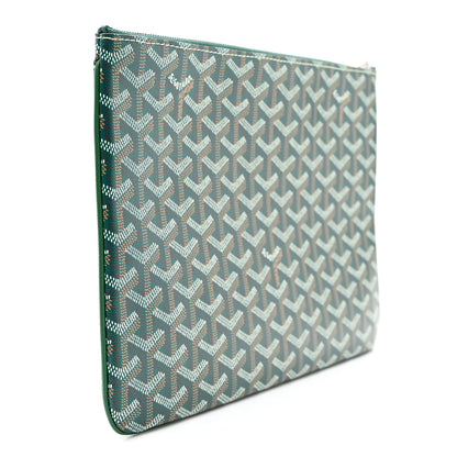 Goyard Goyardine Senat Pochette MM Green 2 of 8