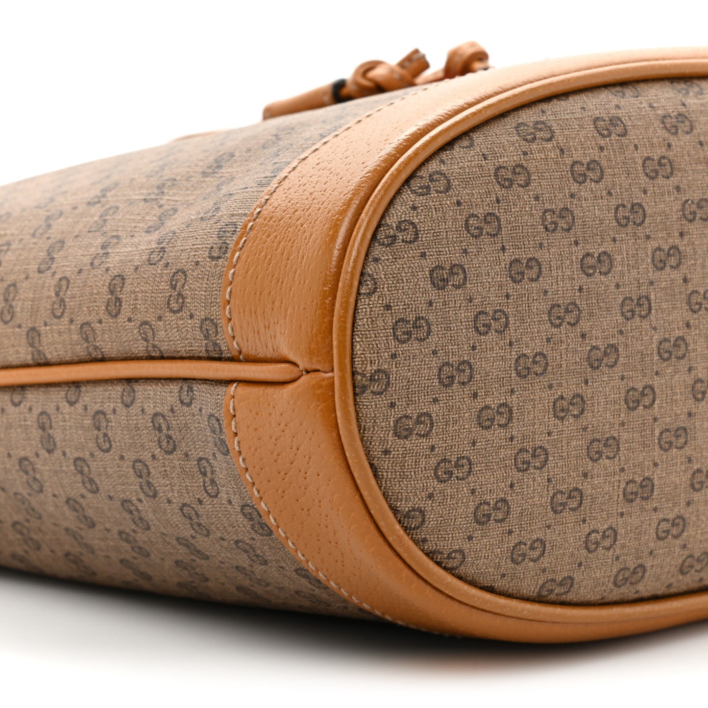 X DISNEY Mini Vintage GG Supreme Monogram Bucket Bag Beige Vintage Sun Oil