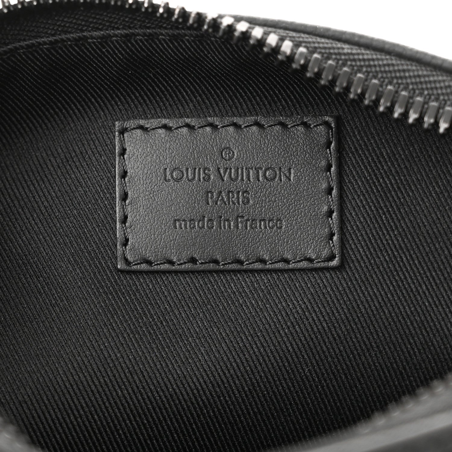 Louis Vuitton Grained Calfskin Aerogram Keepall XS Black 6 of 10