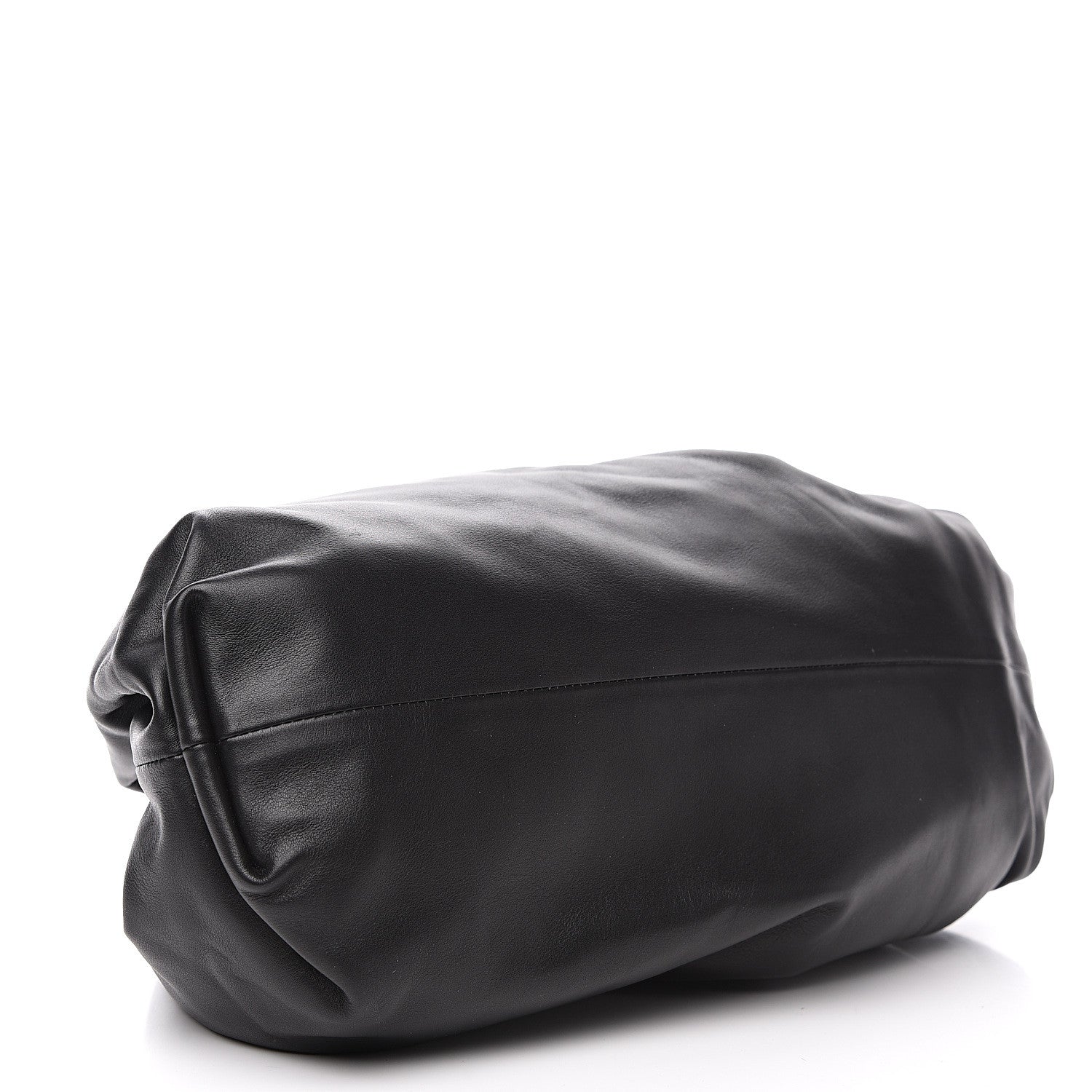 Bottega Veneta Smooth Butter Calf The Pouch Oversized Clutch Black 3 of 9