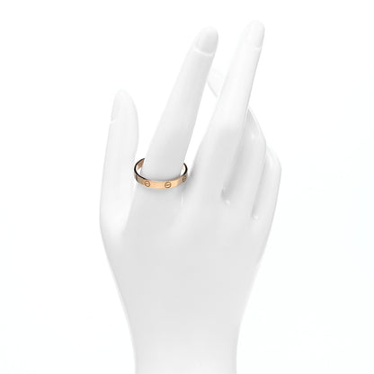 Cartier 18K Yellow Gold 3.5mm LOVE Wedding Band Ring 67 11.75 2 of 5