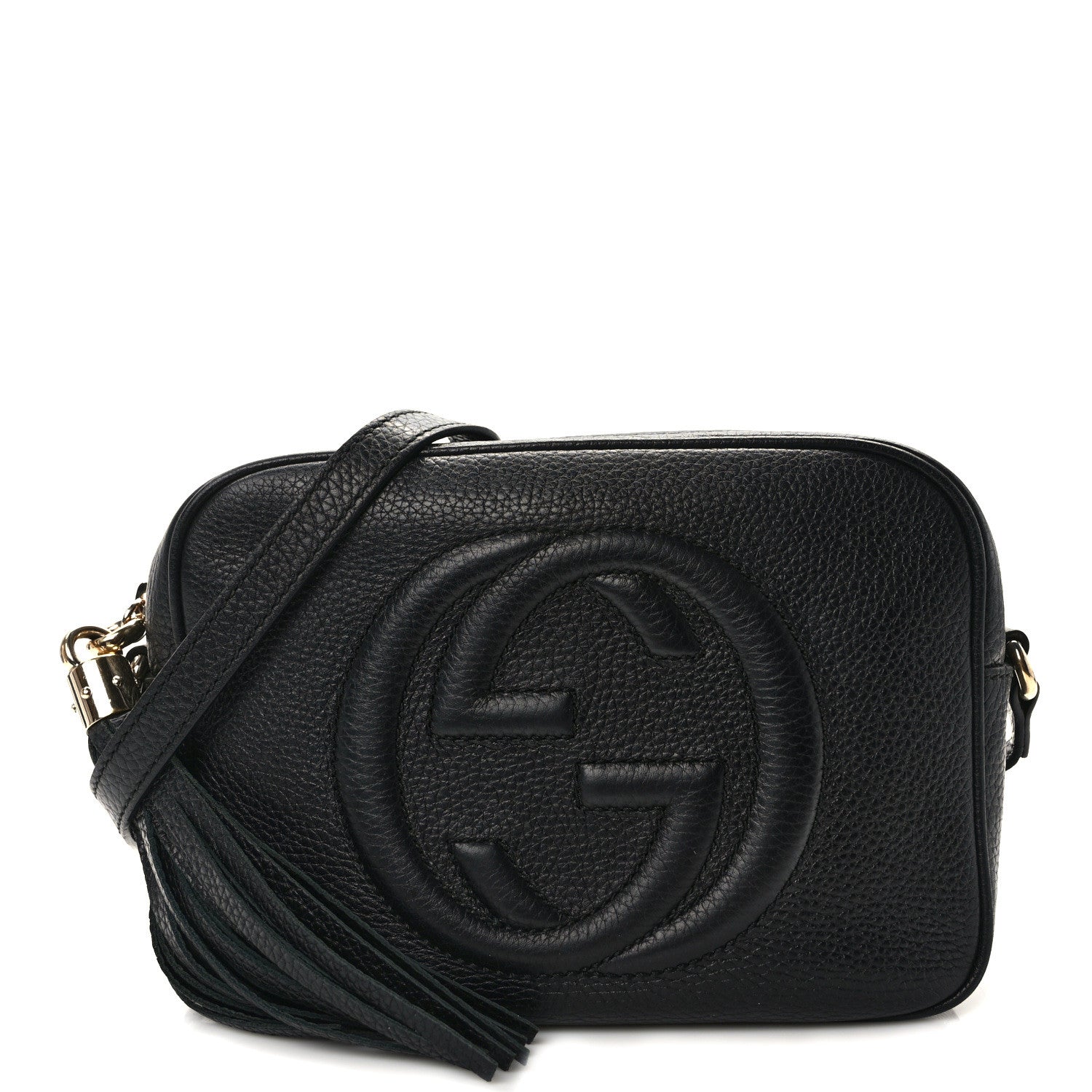 Gucci Pebbled Calfskin Small Soho Disco Bag Black 1 of 15