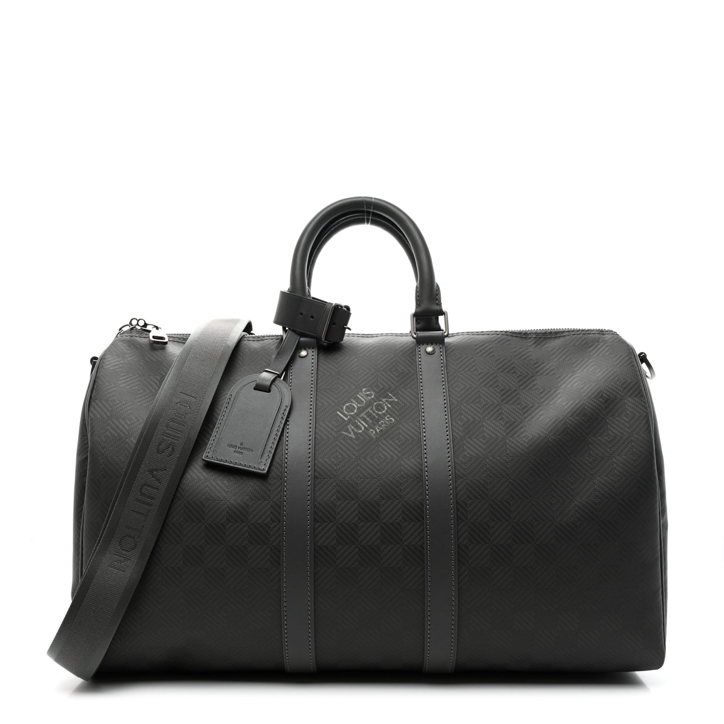 Damier Carbone Keepall Bandouliere 45