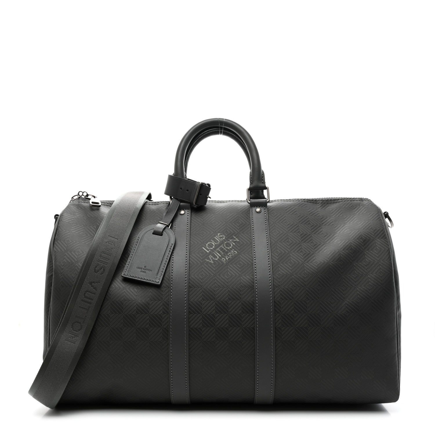 Louis Vuitton Damier Carbone Keepall Bandouliere 45 1 of 9
