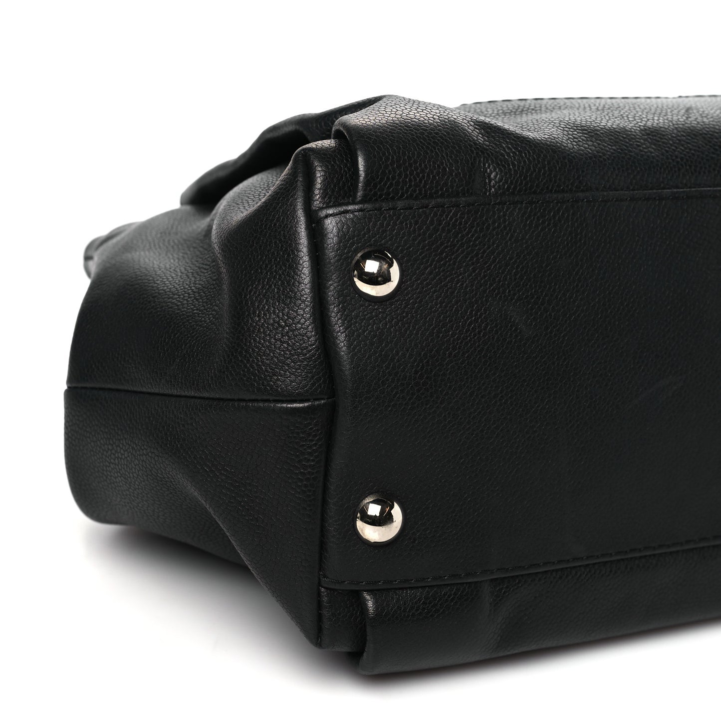 Caviar Large CC Tuck Tote Black