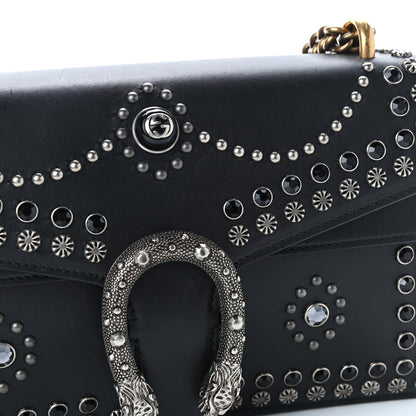 Gucci Calfskin Studded Small Dionysus Shoulder Bag Black 13 of 17